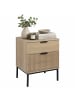 relaxdays Nachttisch in Natur - (B)40 x (H)50 x (T)30 cm