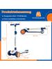 COSTWAY Roller mit LED Rädern ab 3 Jahren in Weiß