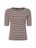 Zero  T-Shirt in schoko ecru