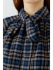 Oui Bluse in dk blue camel
