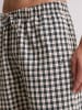 Marc O'Polo Pyjamahose Cozy Flannel in dark navy check