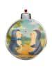 Mr. & Mrs. Panda Christbaumkugel Pinguin Pärchen Design ohne Spruch in Weiß