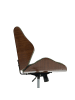 Beliani Bürostuhl LOMPOC in Braun/Grün - (W) 54 x (H) 89 x (L) 56 cm