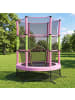 SONGMICS Kindertrampolin Saul in Pink -(H)189 x (D)174 cm