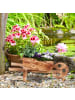 relaxdays Pflanzschubkarre in Natur