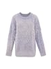 Sookie Damen Pullover in BLAU WOLLWEISS