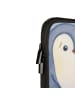 Mr. & Mrs. Panda Laptoptasche Pinguine trösten Design mit Spruch in Weiß
