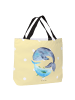 Mr. & Mrs. Panda Shopping Bag Walfisch Thunfisch ohne Spruch in Gelb Pastell