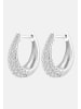 Ethische Diamanten Ohrringe aus 375 Weißgold mit Lab Grown Diamant