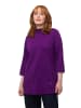 Ulla Popken Shirt in dunkles violett