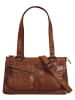 SPIKES & SPARROW Handtasche echt Leder in cognac