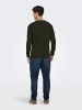 ONLY & SONS Strickpullover in Olive Night