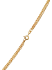 Elli Halskette 925 Sterling Silber Plättchen, Geo in Gold