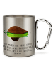 Mr. & Mrs. Panda Haferl Avocado Yoga mit Spruch in Silber
