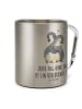 Mr. & Mrs. Panda Haferl Pinguine Kuscheln mit Spruch in Silber
