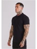 SikSilk Polo Shirt in black