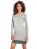 Heine Longpullover in grau-melange