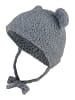 Sterntaler Inka-Mütze Öhrchen in blaugrau