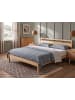 Beliani Doppelbett MERCURER in Braun - (W) 186 x (H) 80 x (L) 208 cm