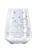 Mr. & Mrs. Panda Weinglas Einhorn Schneemann ohne Spruch in Transparent