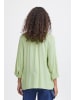 ICHI Shirtbluse IHMARRAKECH SO SH4 20118576 sommerliche Bluse mit Serafino-Kragen in Grün