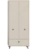 xonox.home Garderobenschrank  (B/H/T: 80x190x35 cm) in sandbeige