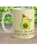Mr. & Mrs. Panda Kinderpott Avocado Feier mit Spruch in Gelb Pastell