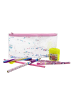 Snoopy Schreibwaren Set mit Federmäppchen Lineal Radiergummi und Stift