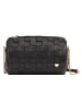 DuDu Abigail Umhängetasche Leder 19.5 cm black rose