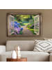 MuchoWow Leinwand Bilder Pastellblau