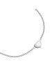 Glanzstücke München Armband Herz aus Edelstahl in silber