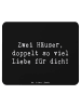 Mr. & Mrs. Panda Mauspad Spruch Trennung von den Eltern mit Spruch in Schwarz