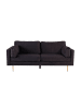 ebuy24 Sofa Boom Schwarz 203 x 86 cm