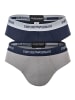 Emporio Armani Slip 2er Pack in Grau/Marine