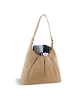 Bugatti Mila - Schultertasche 31 cm (schwarz) in sand