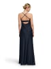 Vera Mont Abendkleid mit Wasserfallausschnitt in Night Sky