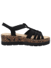 rieker Sandalen in schwarz