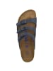 Birkenstock Pantolette Florida SFB Birko-Flor Weichbettung schmal in blau