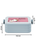 Mr. & Mrs. Panda MEPAL Bentobox Einhorn Blümchentail Design mit Spruch in Blau Pastell