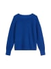 Marc O'Polo DfC-Rundhals-Strickpullover loose in shiny blue