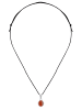 mantraroma 925er Silber - Kettenanhänger (L) 10 x (B) 23 mm mit Karneol