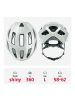ABUS Fahrradhelm Macator in pearl white