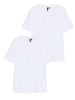 Vero Moda 2er-SET Kurzarm-T-Shirt mit Rundhalsausschnitt in Weiß-2