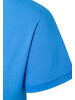 More & More softes T-Shirt mit Chiffonkante in blue