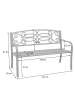 MCW Gartenbank F44 2-Sitzer, Grau