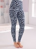 WITT WEIDEN Leggings in marine-bleu-bedruckt