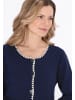 usha BLACK LABEL Women Cardigan in navy offwhite