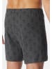 Schiesser Boxershorts Single Jersey in Grau / blau