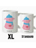 Mr. & Mrs. Panda XL Tasse Schwein Glühwein ohne Spruch in Weiß