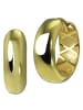 GoldDream Gold, 333er Gelbgold Damen Creolen Glanz Ohrring ca. 16mm